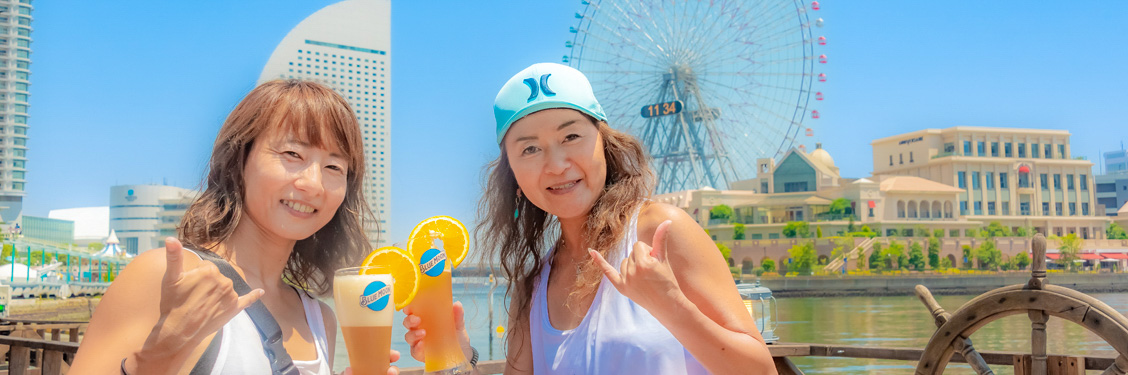 横浜、大阪、湘南江ノ島の海沿いで展開するパーティー